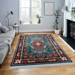 فرش مخمل نادی طرح سنتی کد O112